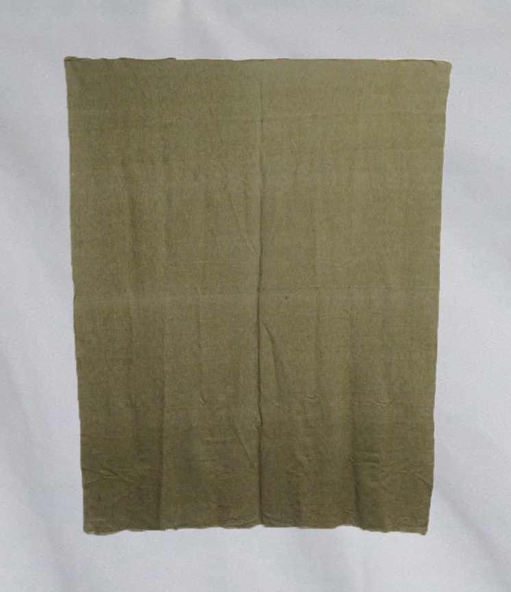 B3 Army Green Woolen Woven Blanket
