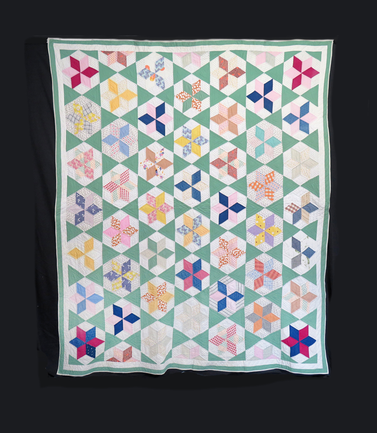 BTG29 Optical Illusion Tumbling Blocks and Stars