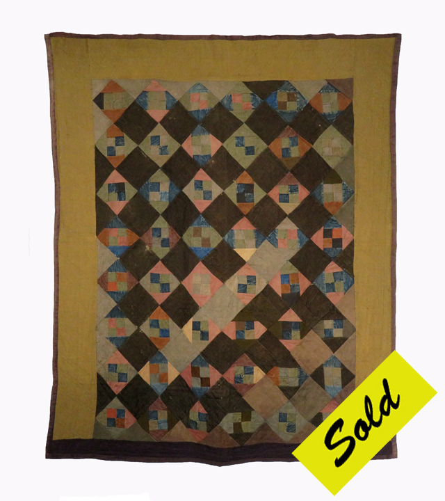 BTG30 19th Century Amish Father's Quilt