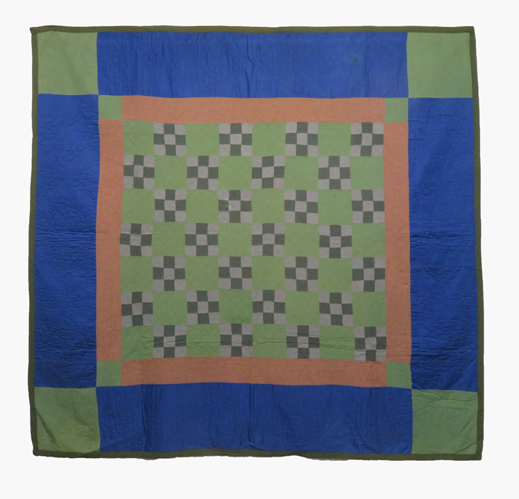 CONLL4 Amish Nine Patch Quilt