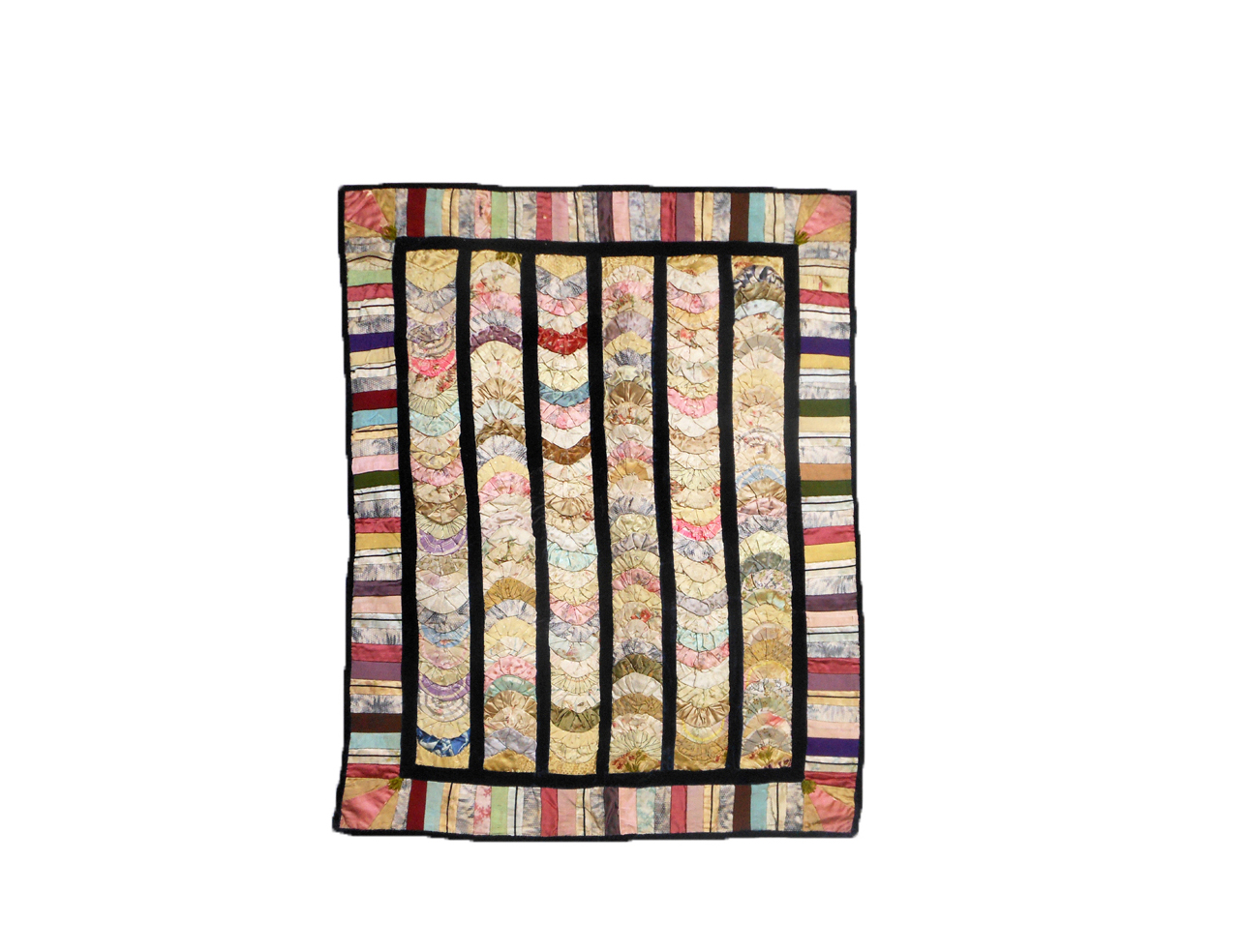 CQ216 Ribbon Quilt (as is)