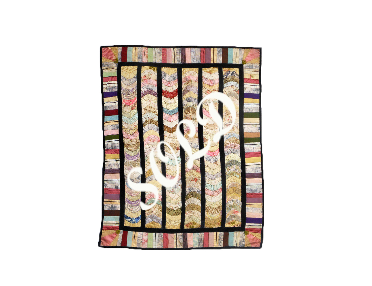 CQ216 Ribbon Quilt (as is)