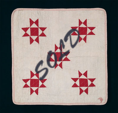 DQ111 Miniature Ohio Star Doll Quilt