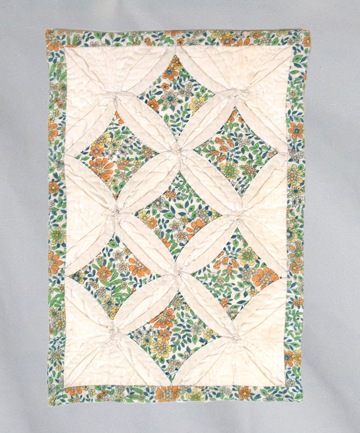 DQ Cathedral Windows Doll Quilt  