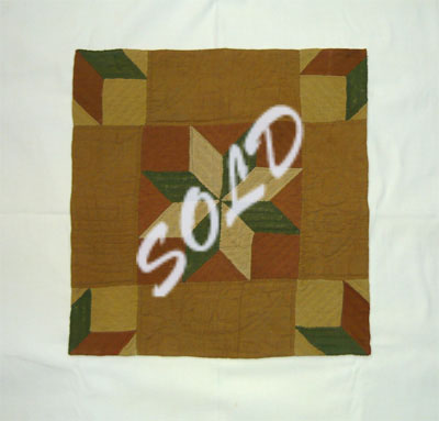 F138 Linsey Woolsey Fragment with Star Center