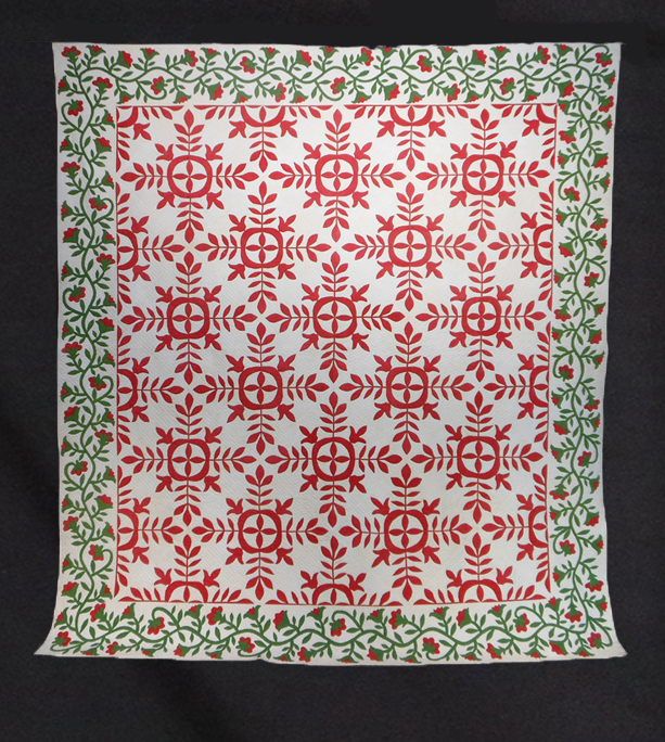 Q8270 Oak Leaf and Reel with Vine Border