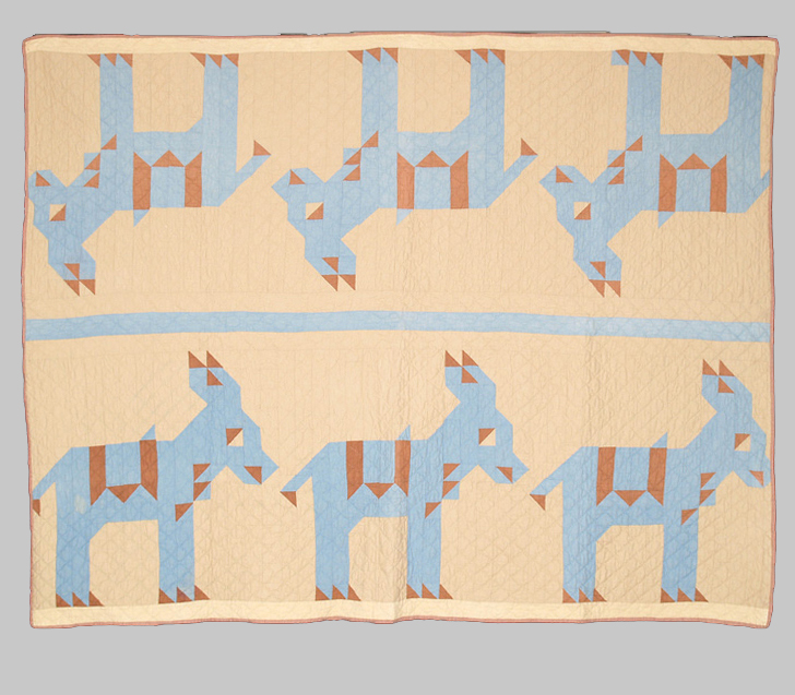 Q8337 Political Donkey Quilt
