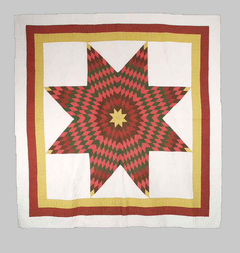 Q8440 Heavily Quilted Star of Bethlehem