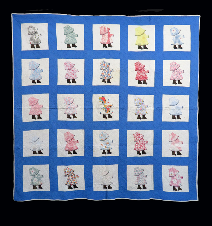 Q8490 Sunbonnet Sue in Rain Gear and Galoshes