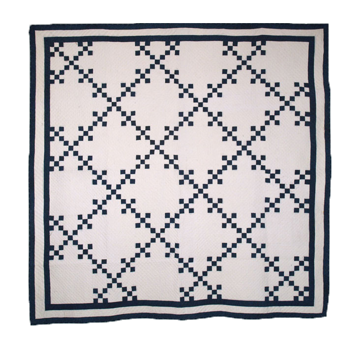 Q8689 Nine Patch Irish Chain Quilt