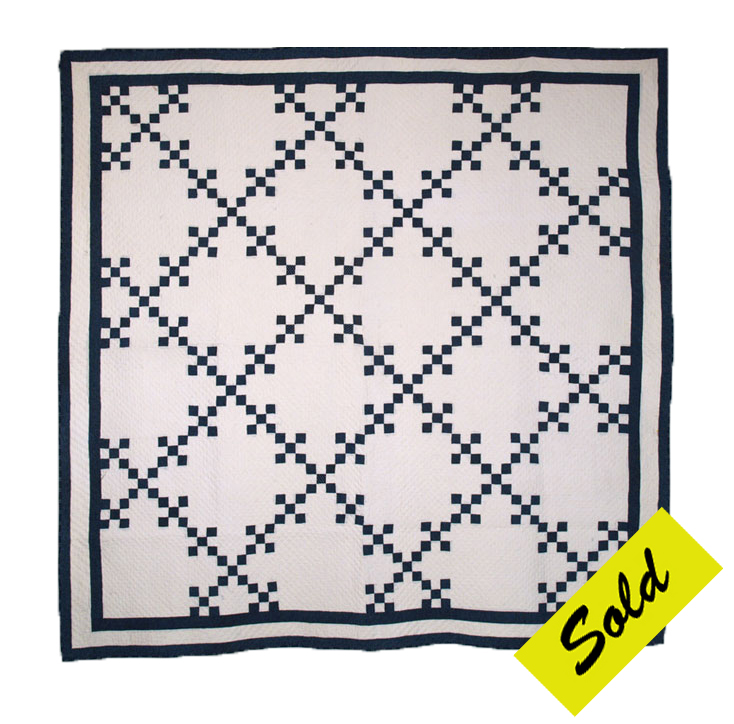 Q8689 Nine Patch Irish Chain Quilt