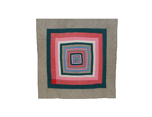 Q8876 Amish Concentric Square Crib Quilt