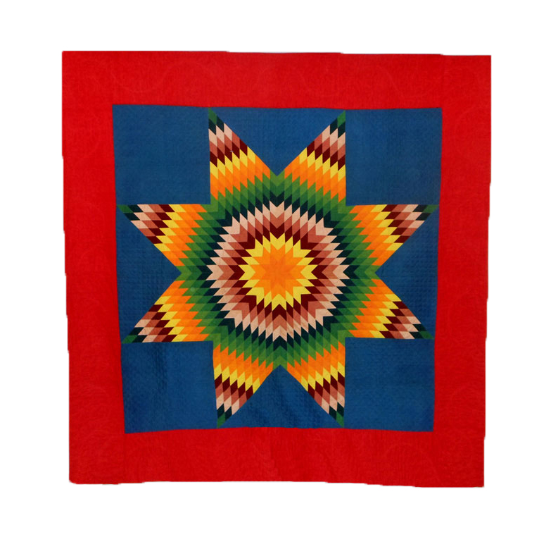 Q9017 Amish Bethlehem Star Quilt