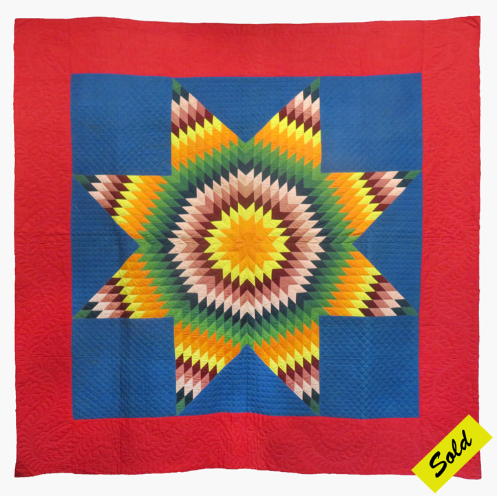 Q9017 Amish Bethlehem Star Quilt