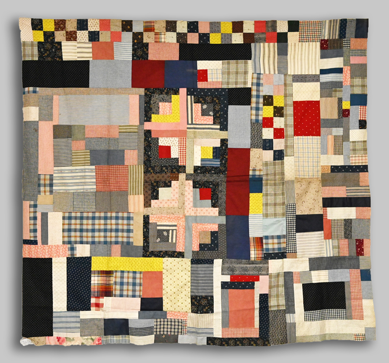 QT225 African American quilt top.