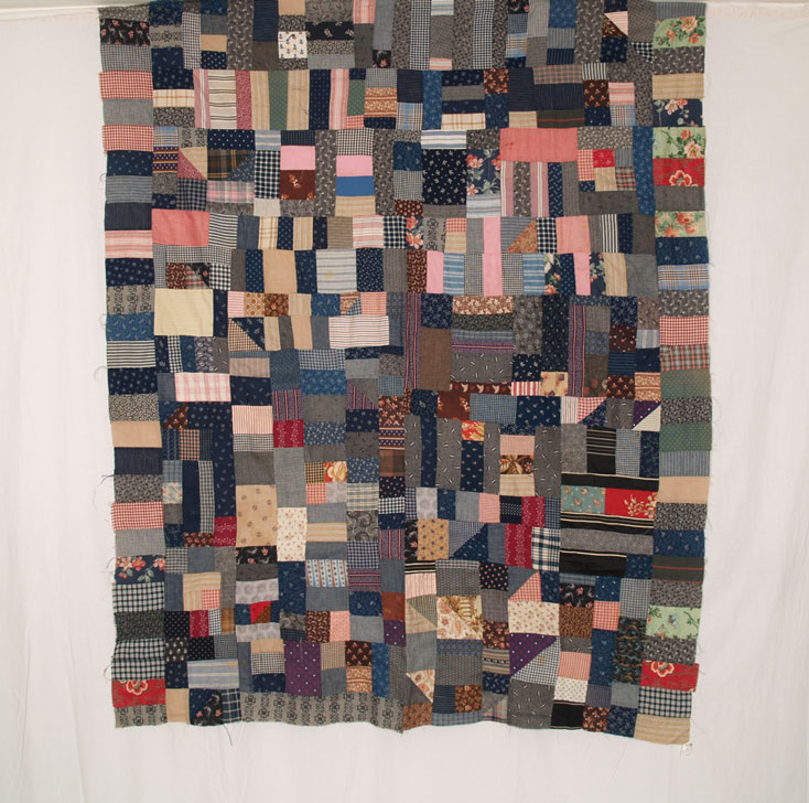 QT278 Bars & Blocks Quilt Top