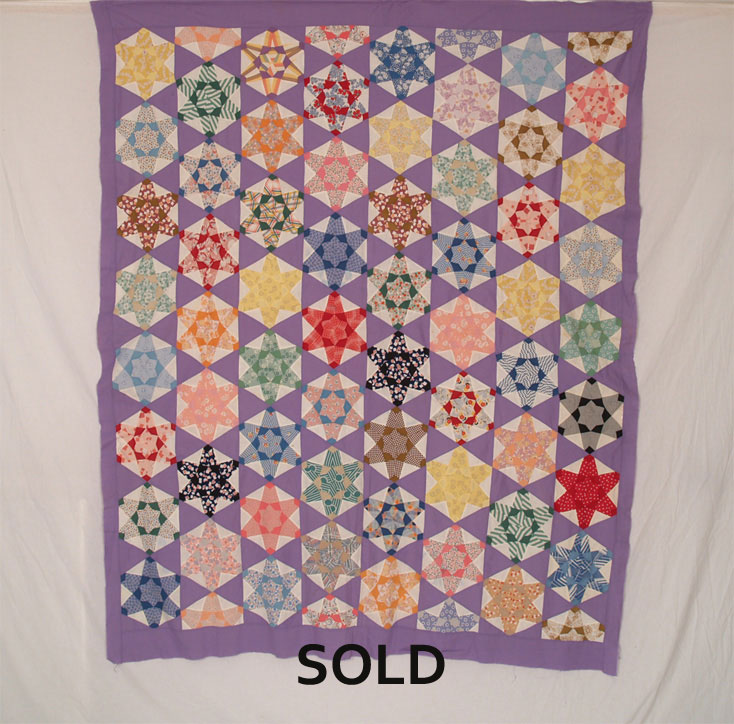 QT 304 Star Quilt Top