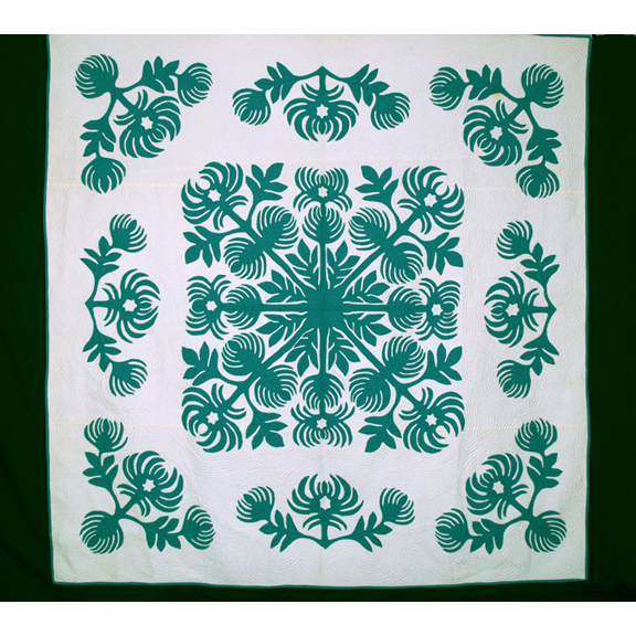 Example of a quilt shown in rotation.