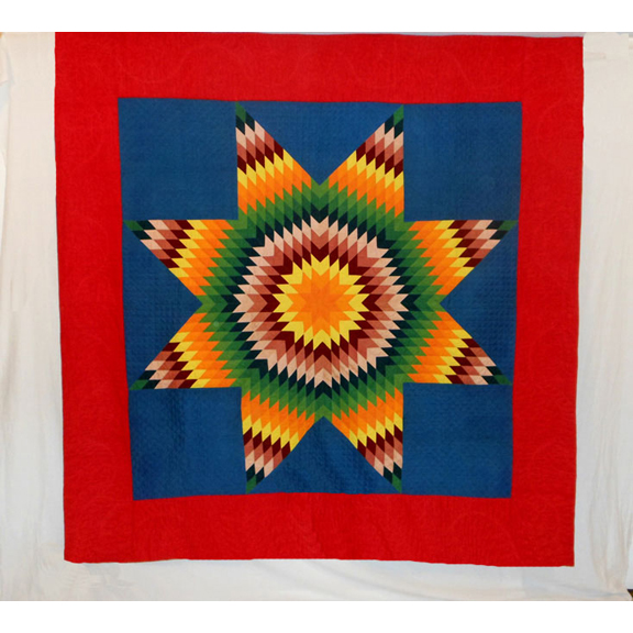 Example of a quilt shown in rotation.