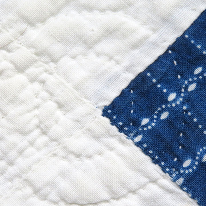 CONAS4 Indigo and White Unusual Variation of Rob Peter to Pay Paul 