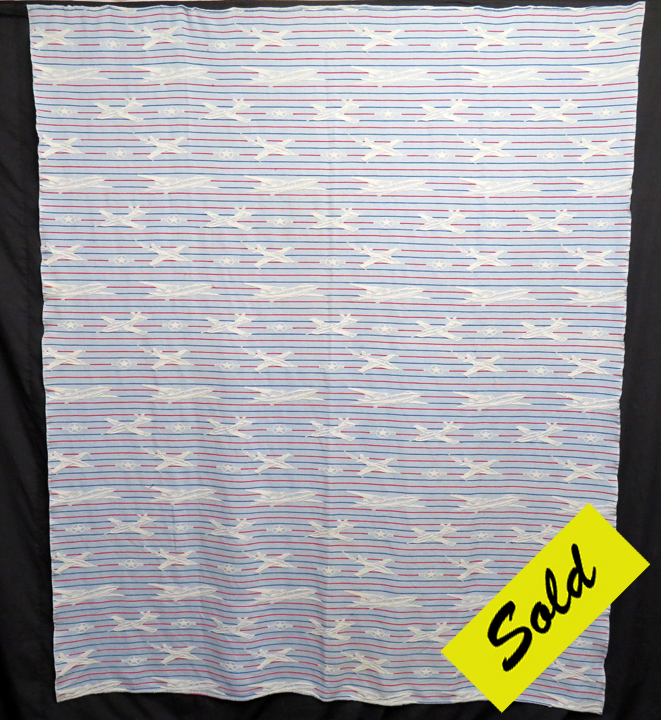 B19 Boys Airplane Bedspread made by Bates Company