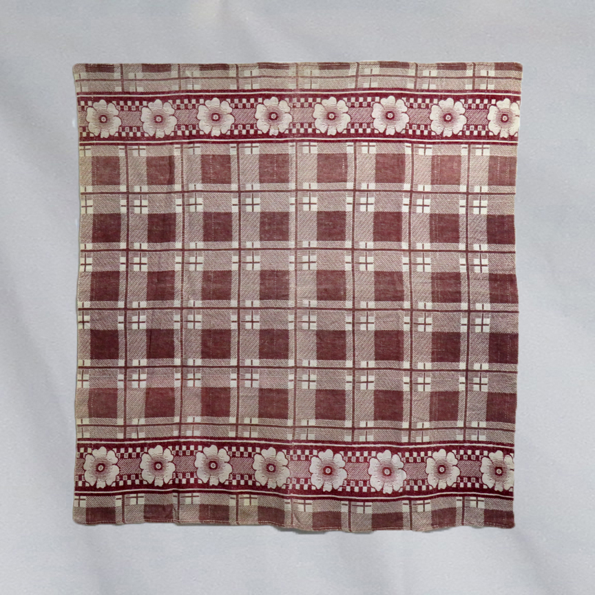 B1 Taupe and Brown Woven Woolen Blanket