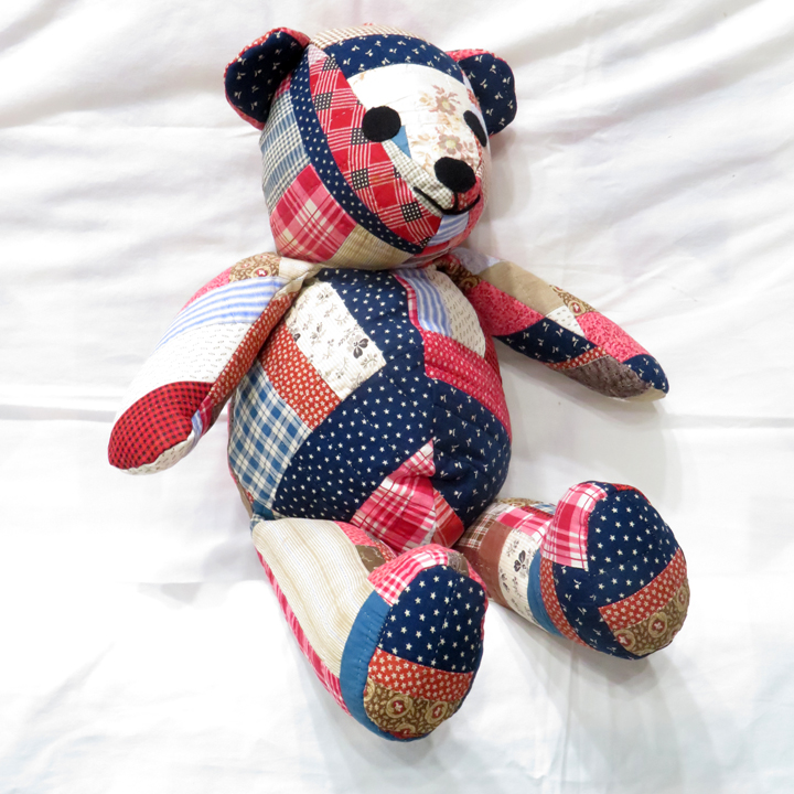 Antique Quilt Teddy Bears Big Belly Bears