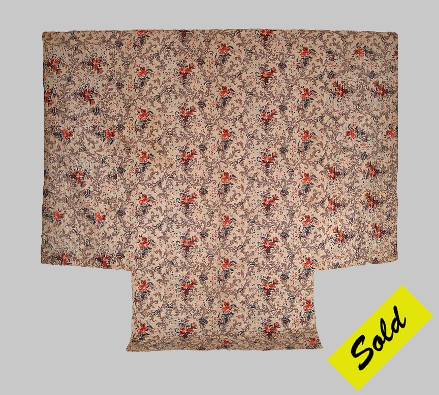 BT Collection Block Print Wholecloth Chintz Four Post Quilt