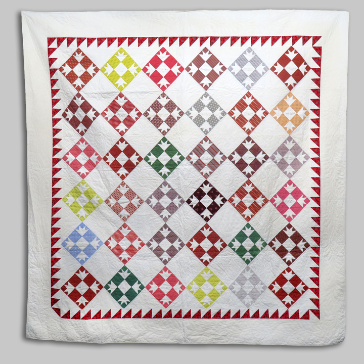 BTG85 Bear Paw Wedding Quilt