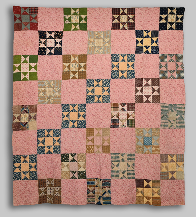 BTG87 Nine Patch/Broken Dishes/Variable Star Quilt