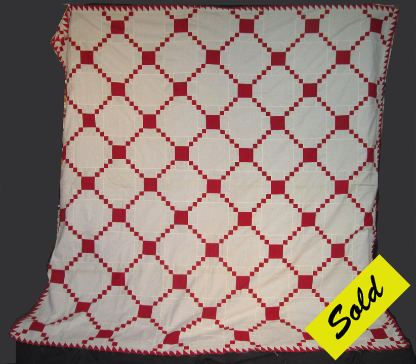 CONAL Double Nine Patch quilt top