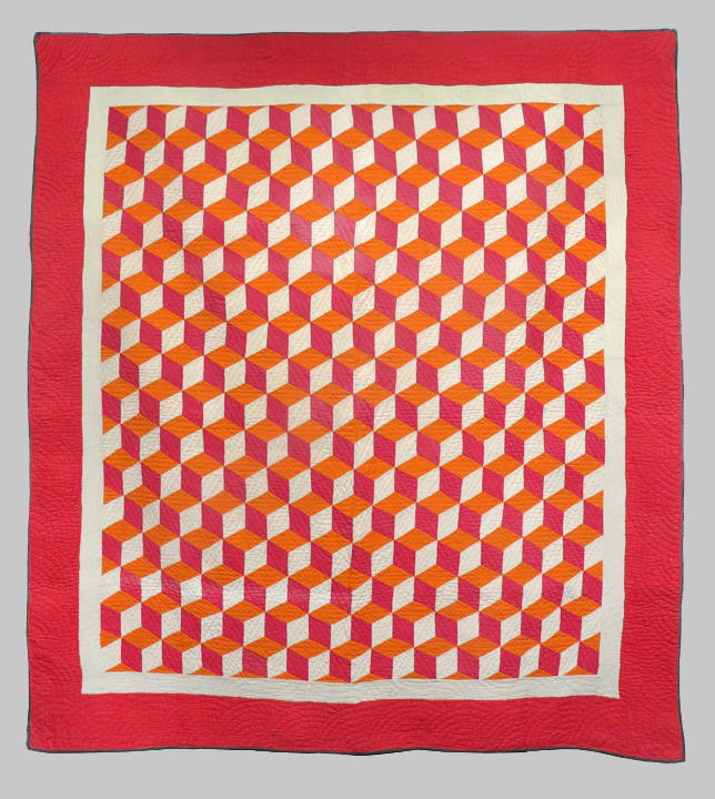 CONHO4 Tumbling Blocks Quilt