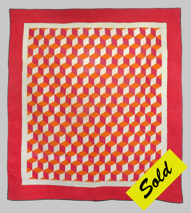 CONHO4 Tumbling Blocks Quilt