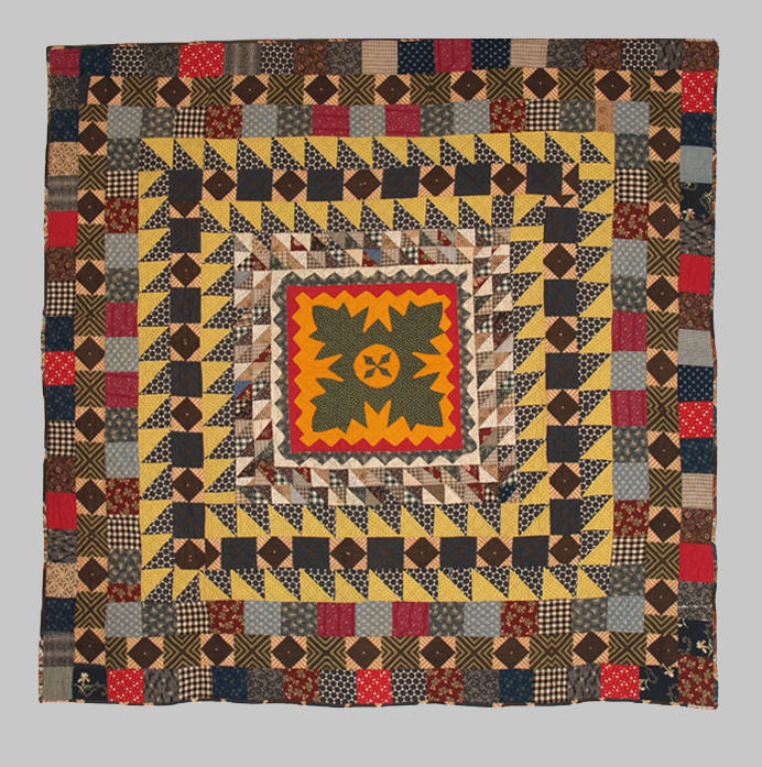 CON LC 1 Folky Center Medallion with Rare Cheater Cloth