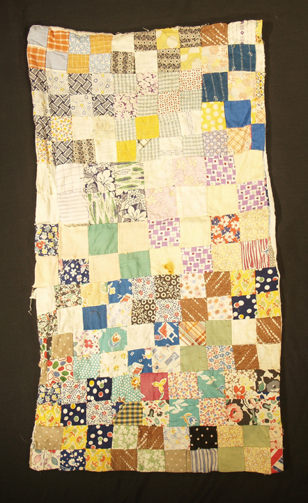 DQ122 Doll's quilt created by a child