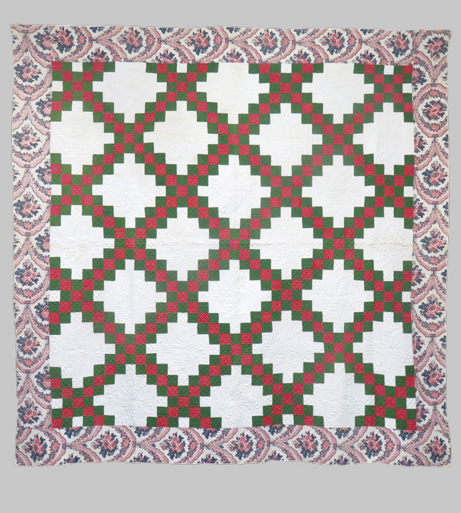 Q6487 Irish Chain with Chintz Border