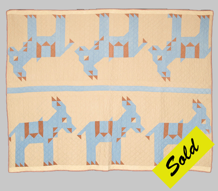 Q8337 Political Donkey Quilt