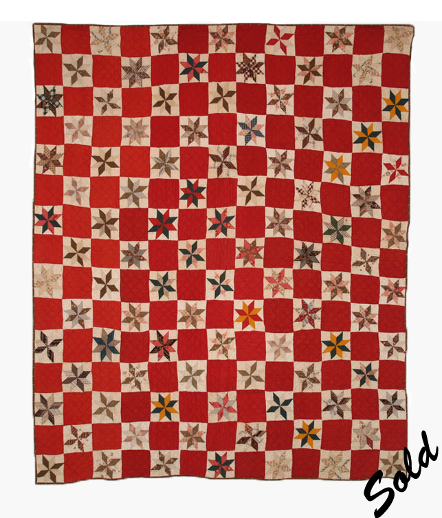 Q8558 LeMoyne Star Checkerboard