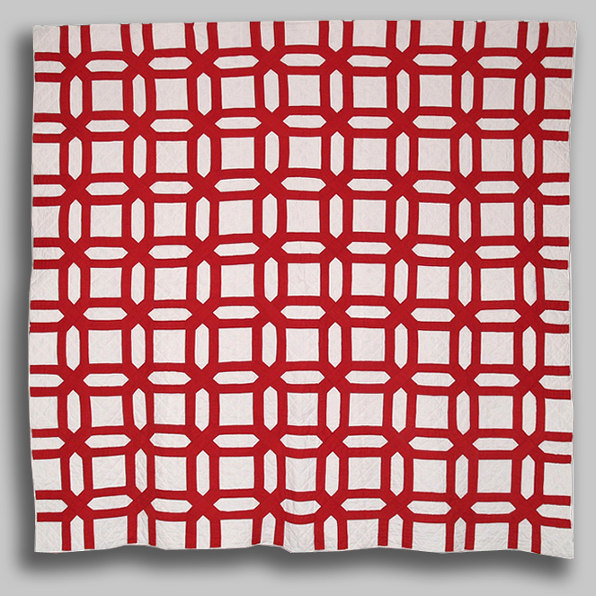 Q8605 Red & White Garden Maze