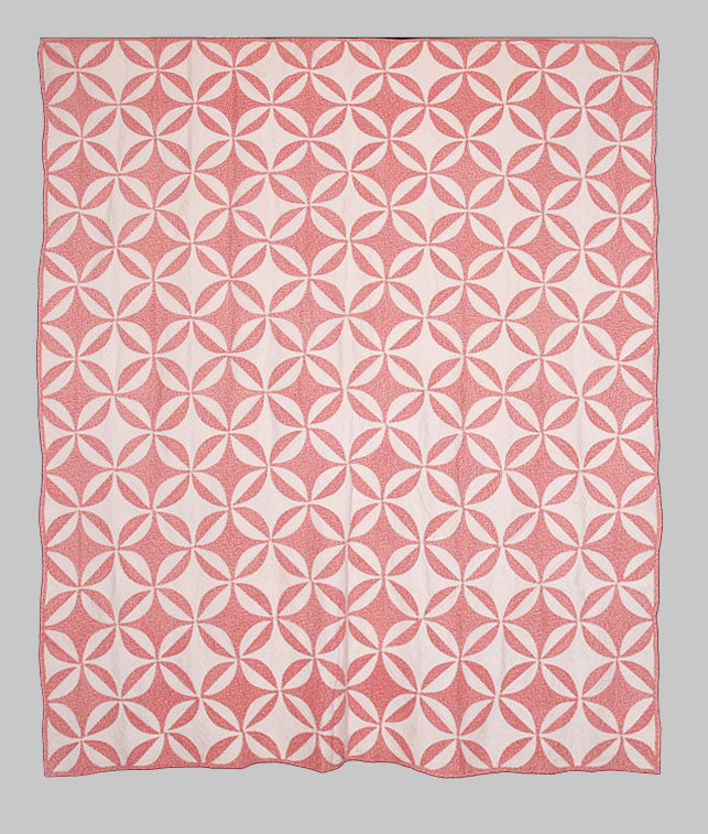 Q8649 Red & White Lemon Peel / Rob Peter to Pay Paul