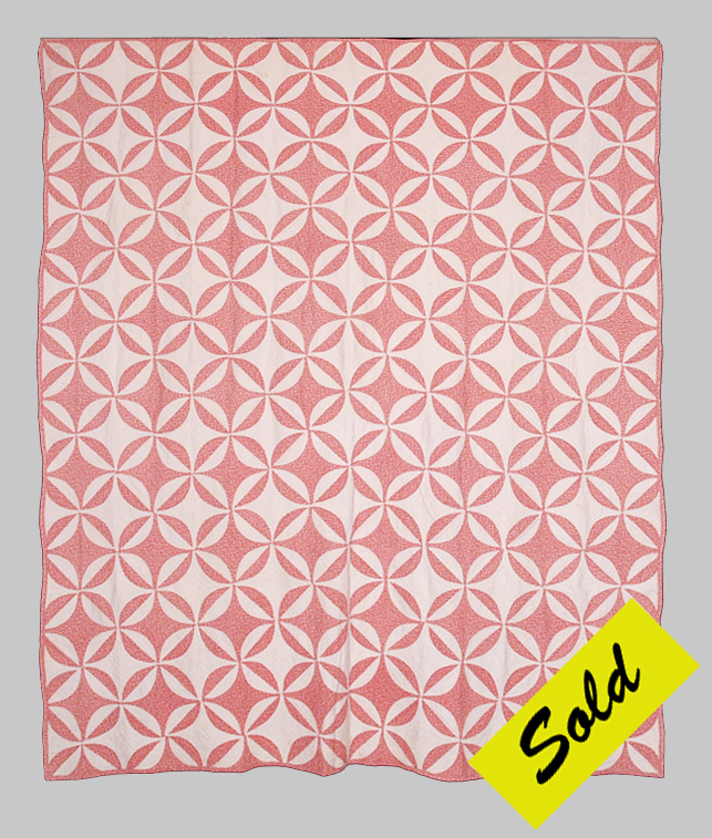 Q8649 Red & White Lemon Peel / Rob Peter to Pay Paul
