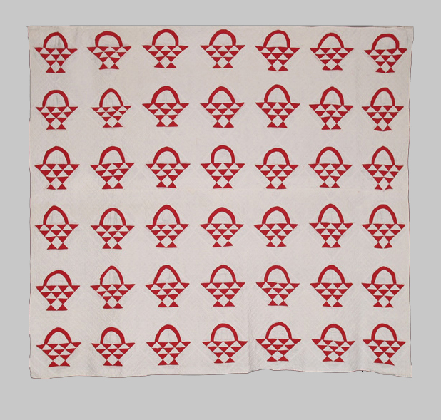 Q8656 Turkey Red & White Baskets