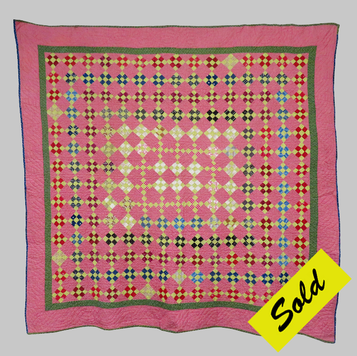 Q8778 Miniature Nine Patch with Double Border