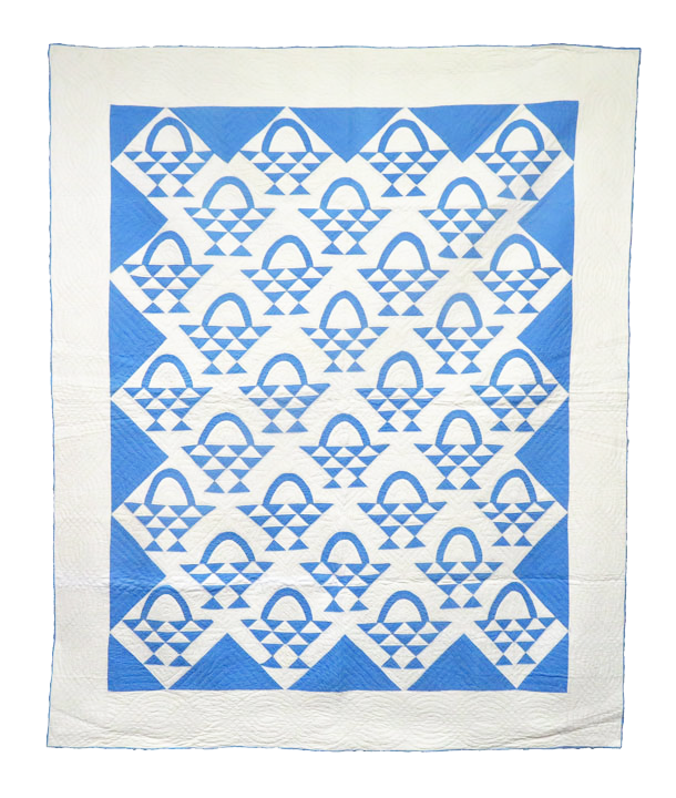 Q8883 Blue & White Baskets