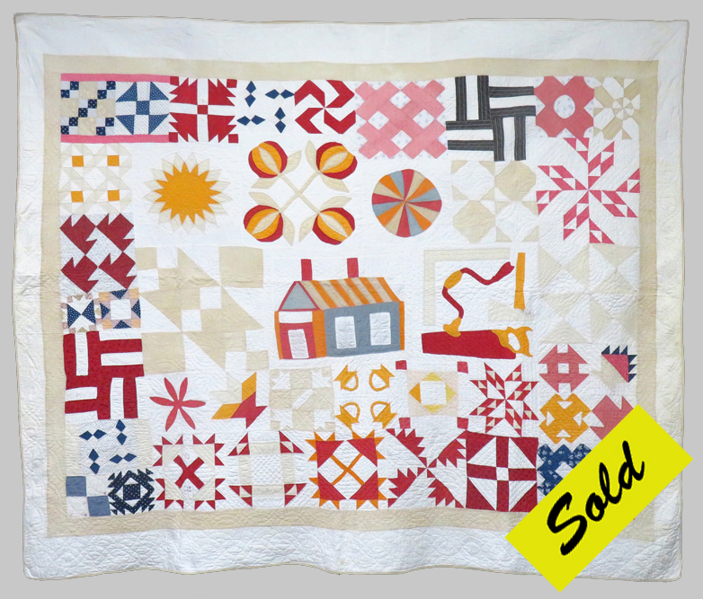 Q8920 Folk Art Sampler Quilt