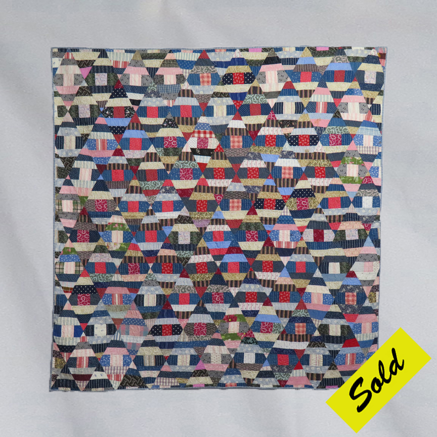 Q9005 Foundation Pieced Organized Crazy Quilt