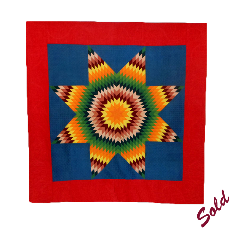 Q9017 Amish Bethlehem Star Quilt