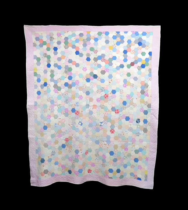 Q9064-A Variegated Hexagon/Mosaic