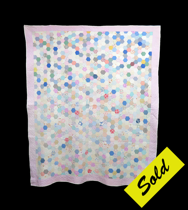 Q9064-A Variegated Hexagon/Mosaic