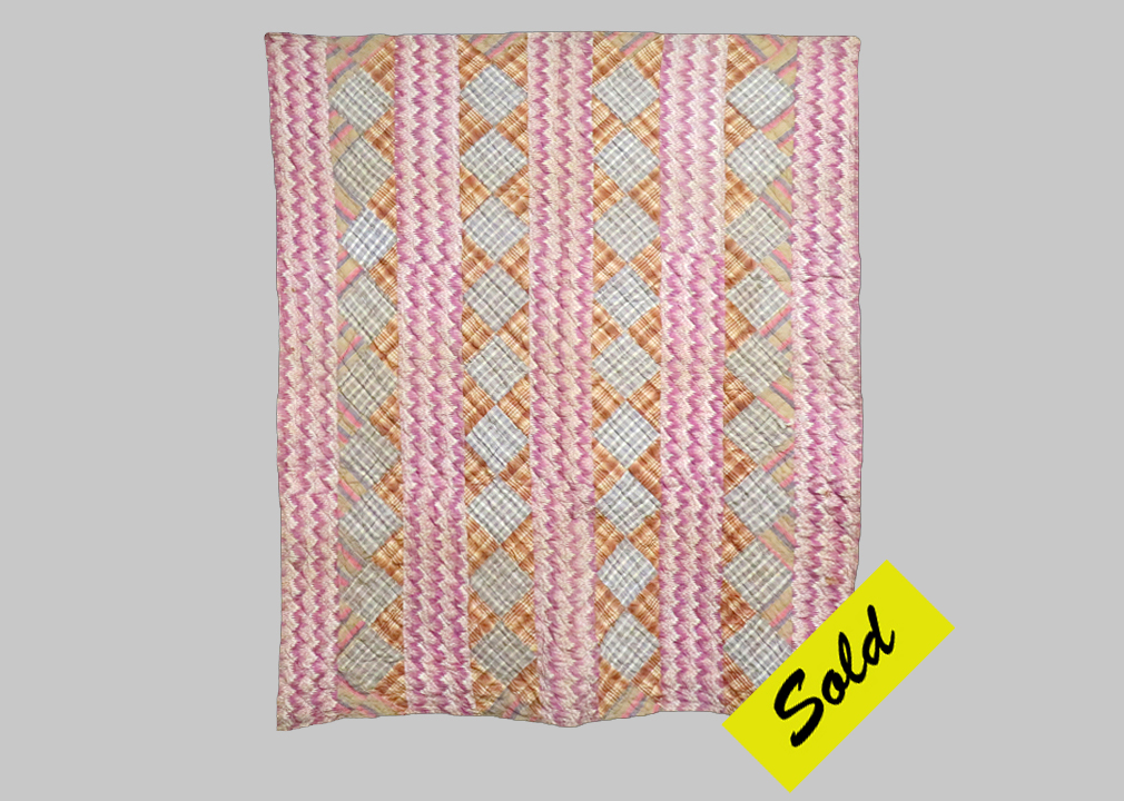Q9095 Early New England Child's Bars Quilt